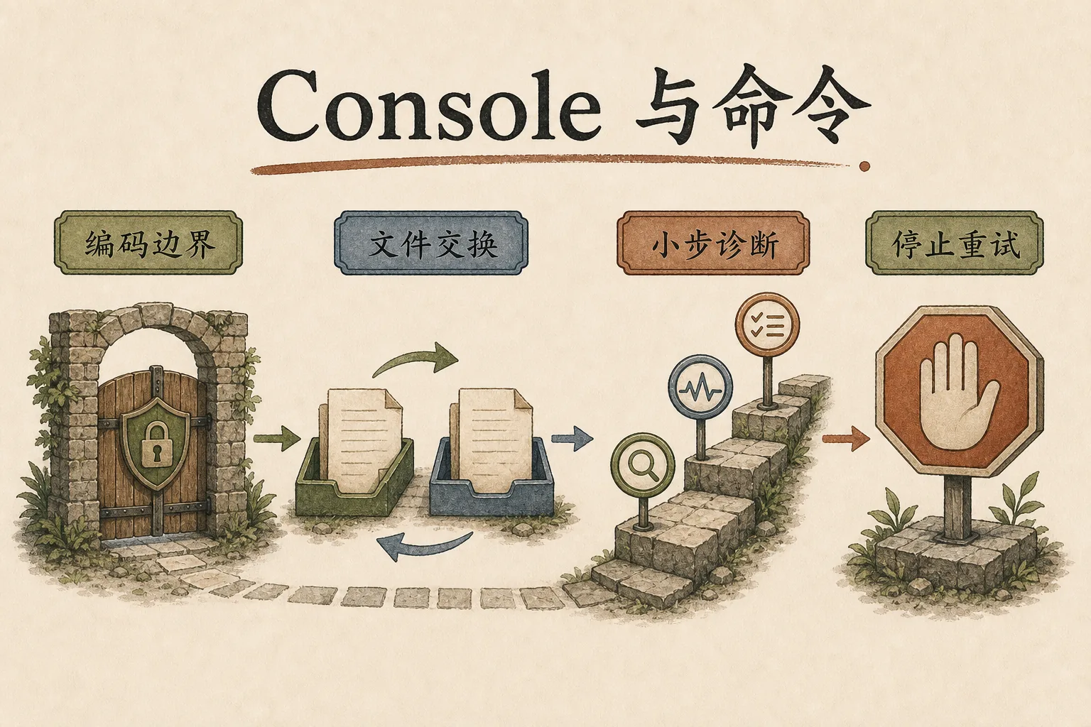 Console 和 native command配图