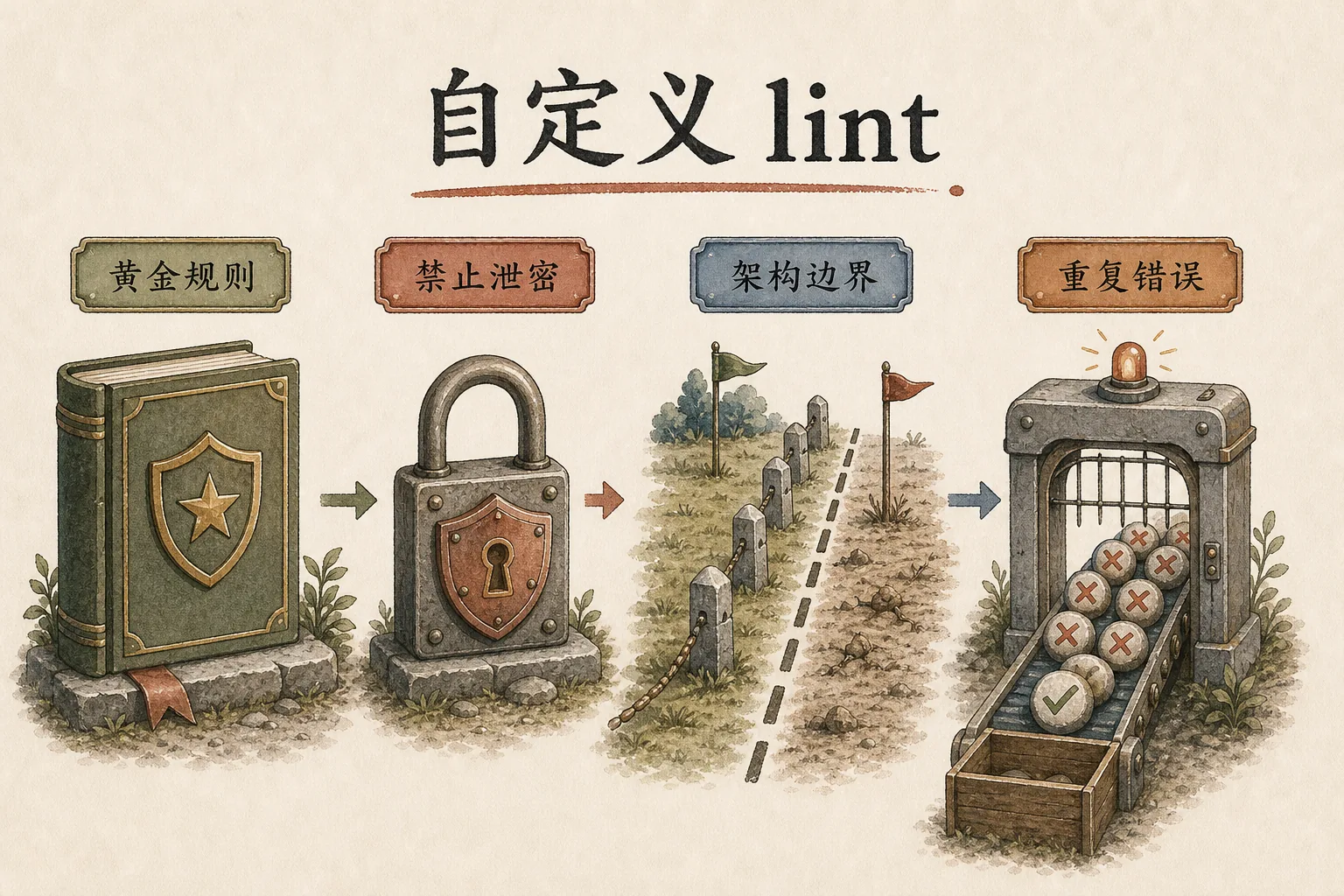 是否需要自定义 lint 规则配图