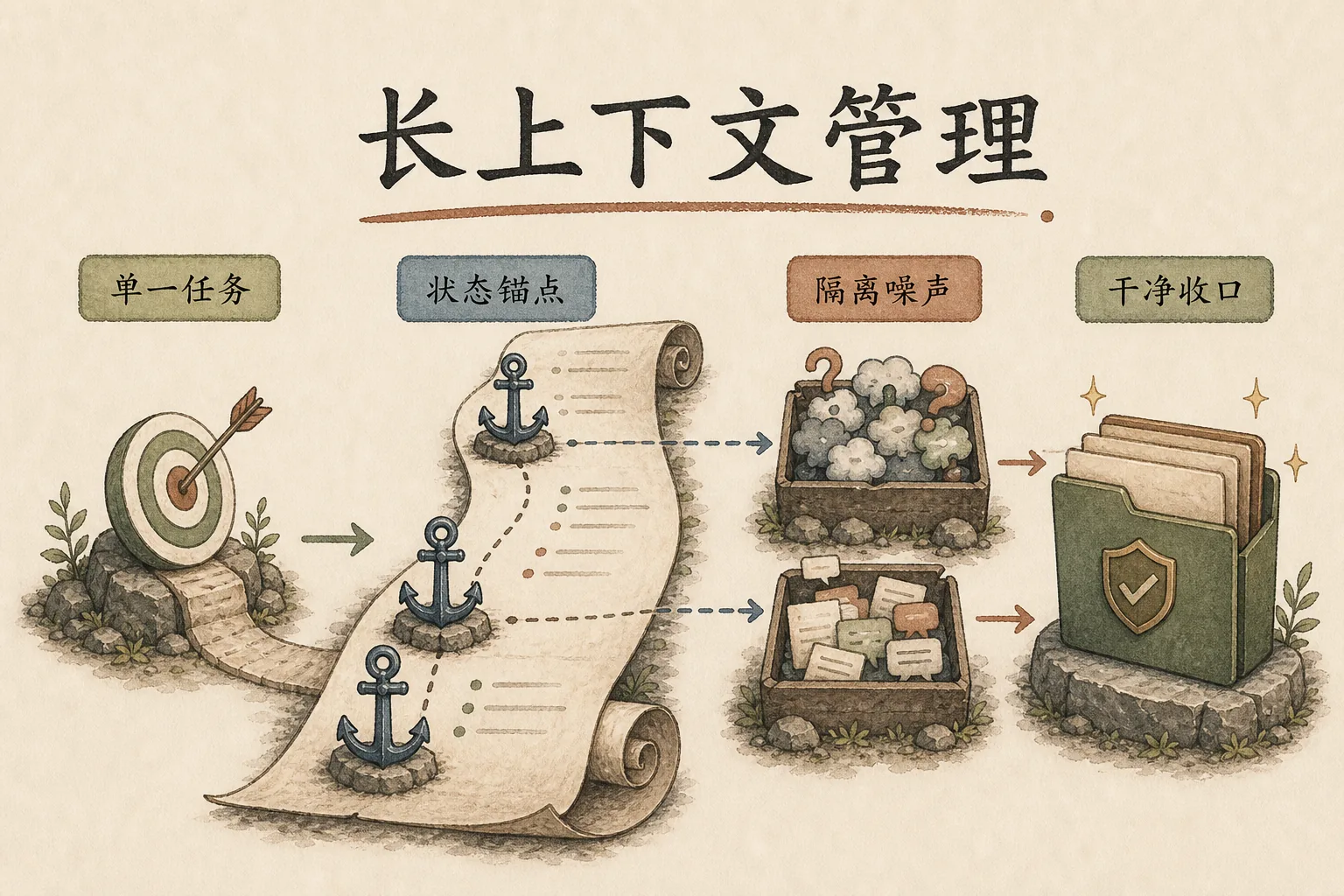 长会话和上下文管理配图